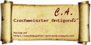 Czechmeiszter Antigoné névjegykártya